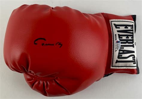 Lot Detail Muhammad Ali Signed Red Everlast Boxing Glove With Cassius Clay Autograph