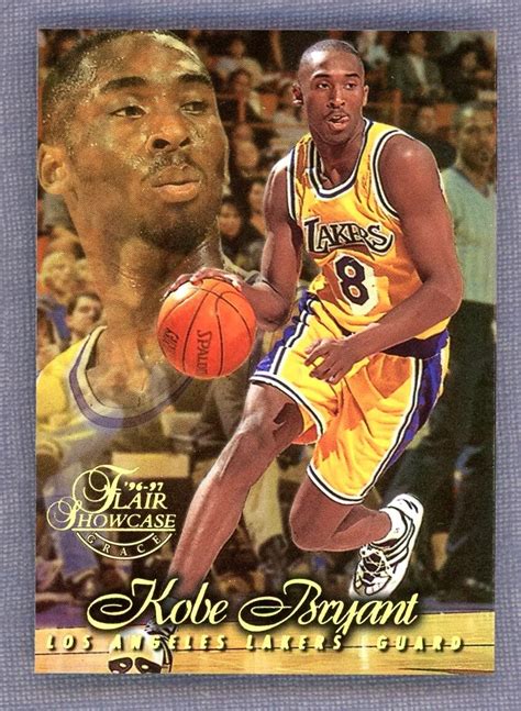 Kobe Bryant 1996 Flair Showcase 31 Row 1 RAW Price Guide Sports Card