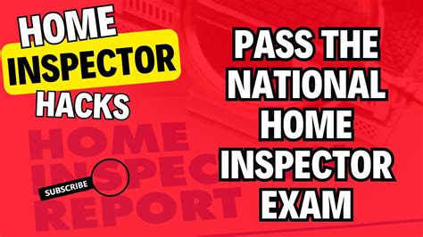 Home Inspector Hacks How To Pass The National Home Inspector Exam