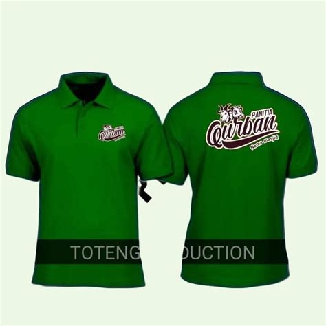 Jual Kaos Polo Shirt Baju Kerah Panitia Qurban Ecer Grosir Qurban