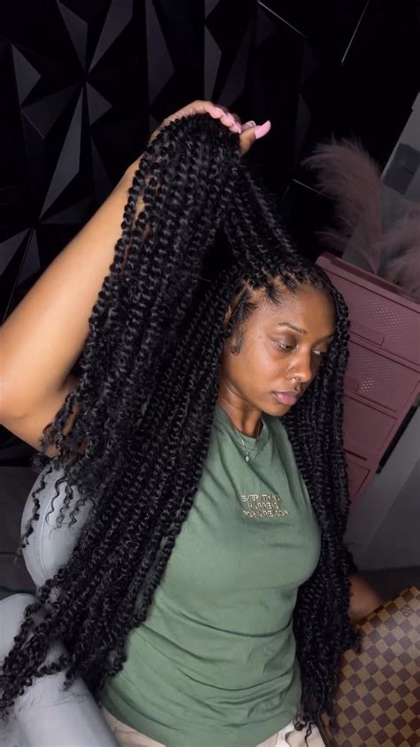 Passion Twist In 2024 Braided Hairstyles For Black Women Cornrows