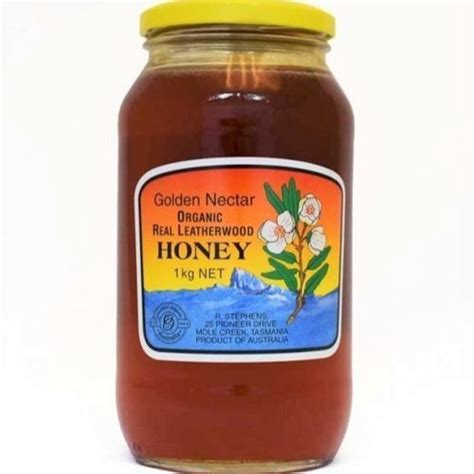 Golden Nectar Tasmanian Organic Leatherwood Honey Naturally On High