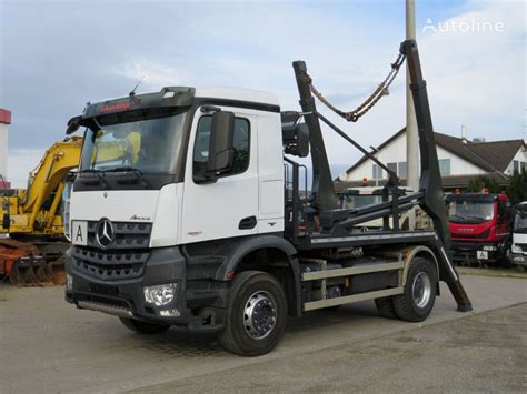 Mercedes Benz Actros K Skip Loader Truck For Sale Germany Peine