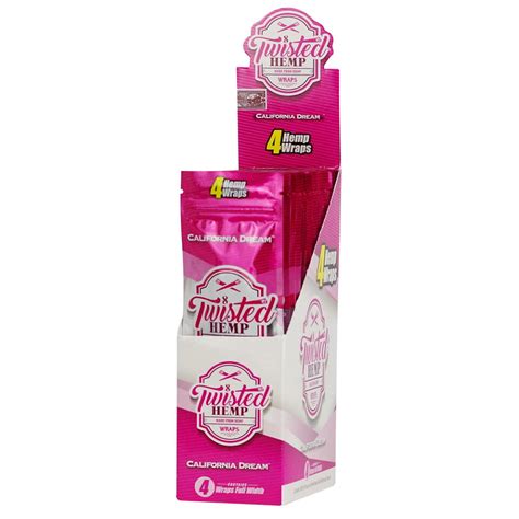 Twisted Hemp Wraps 4pk 15ct Display Kmt Distribution