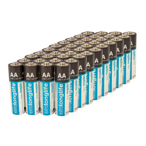 100 X Aa Battery Pack Maplin Extra Long Life Alkaline Uk Electronics