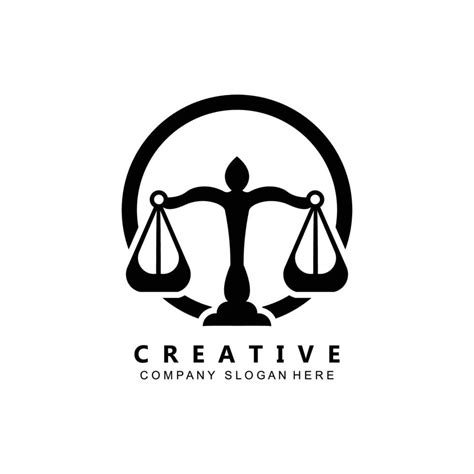 Law Logo, Scales Justice Vector, Design For Pawnshop Brands, Law ...