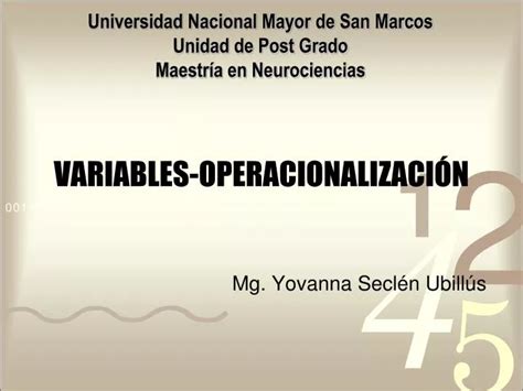 Ppt Variables Operacionalizaci N Powerpoint Presentation Free