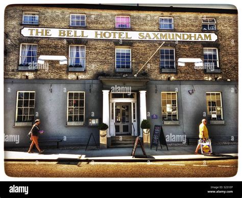 The Bell Hotel Saxmundham Suffolk England Stock Photo Alamy