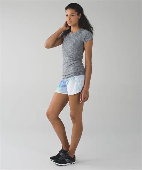 Lululemon Run Times Short Way Stretch Wind Chill White Lullaby