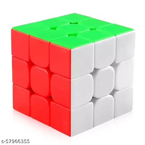 Eternal 3X3X3 High Speed Stickerless Magic Puzzle Cube Multicolor