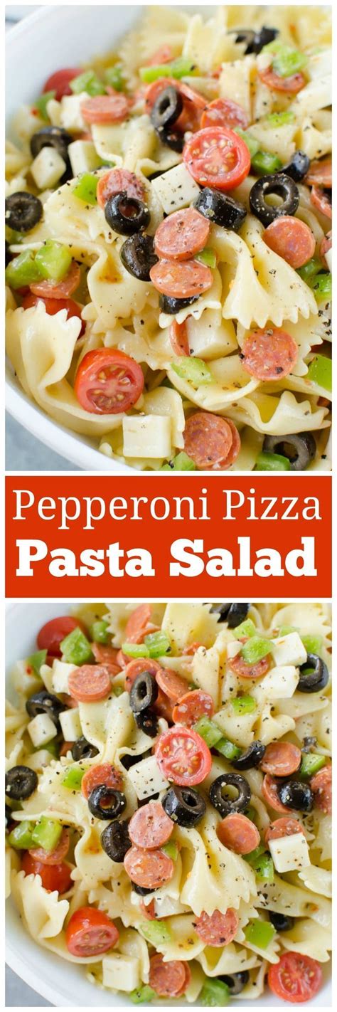 Pepperoni Pizza Pasta Salad Pepperoni Pasta Salad Fake Ginger Hot Sex Picture