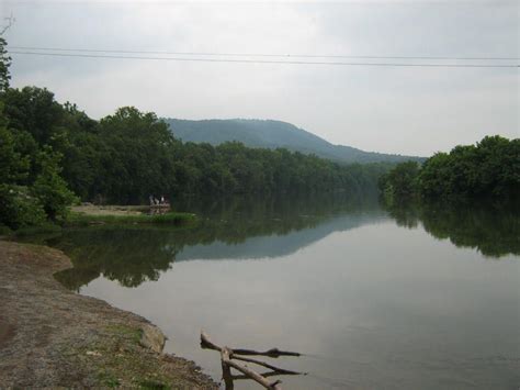 South Fork Boat Landing Looking South Shenandoah River Shenandoah