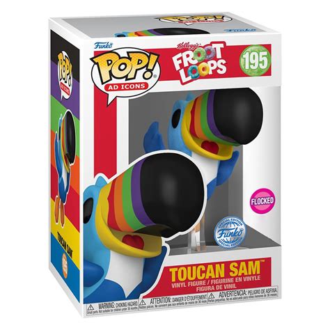 Funko Pop Ad Icons Froot Loops Exclusive Toucan Sam Flocked