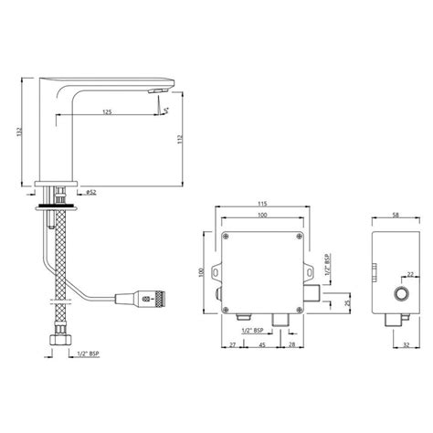 Opal Prime Deck Mounted Sensor Washbasin Tap Jaquar Uae