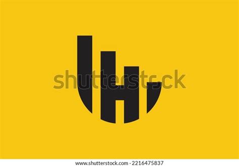 Minimal Hl Logo Icon Lh Letter Stock Vector Royalty Free 2216475837