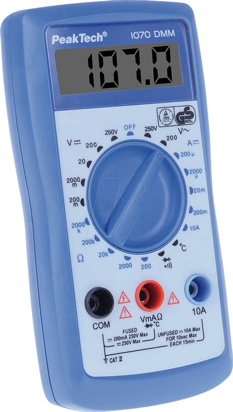 Peaktech Multimeter Digital Counts Bei Reichelt Elektronik