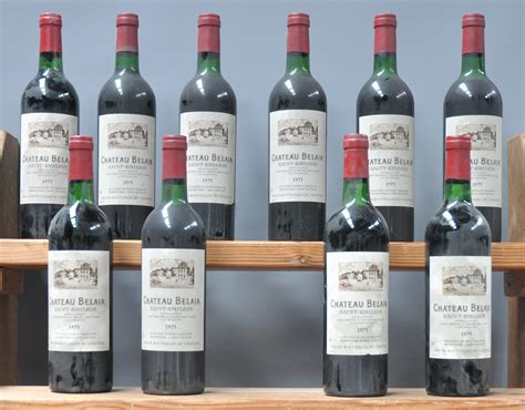 Ch Belair A C St Emilion 1e grand cru classé M C 1975 aantal 10 bt