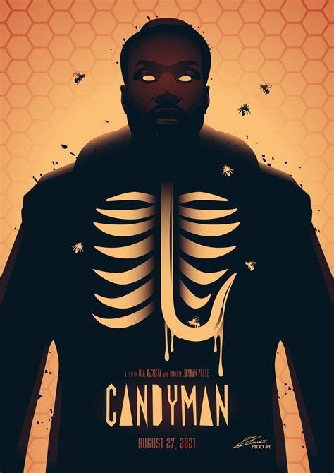 Candyman Poster Art Rico Jr Posterspy