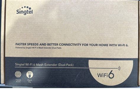 Singtel Ask Wifi 6 Dual Pack Computers And Tech Parts And Accessories Networking On Carousell