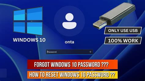 Cara Reset Password Windows Menggunakan Flashdisk Youtube