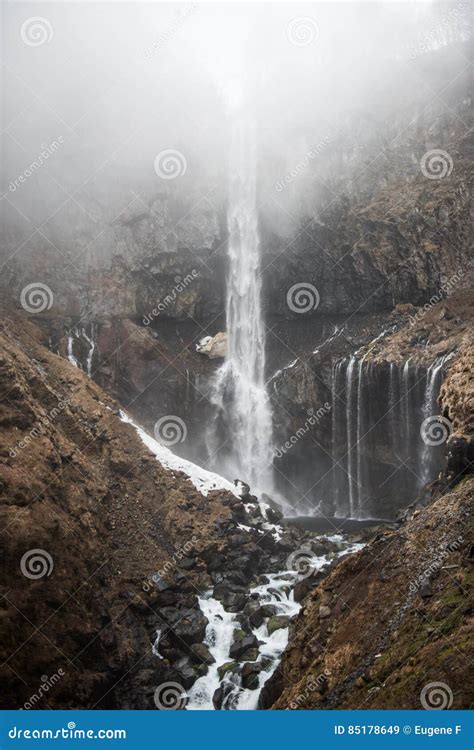 Beautiful Rocky Waterfall Stock Image Image Of Fall 85178649