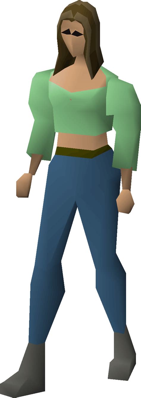 File Green Robe Top Equipped Female Png Osrs Wiki