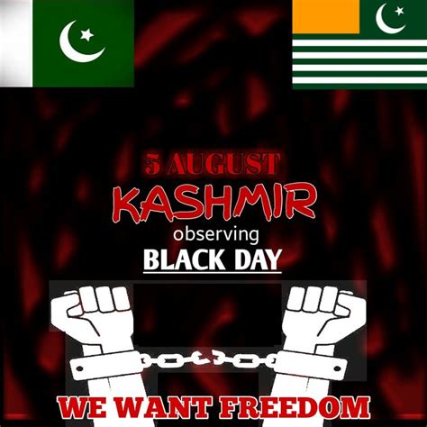 August Kashmir Observing Day Black Day Kashmir