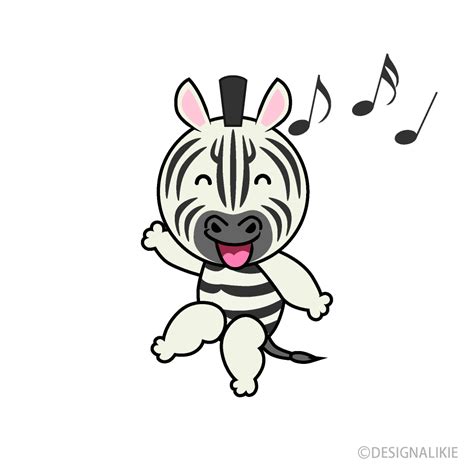 Dancing Zebra Cartoon Free Png Image｜illustoon