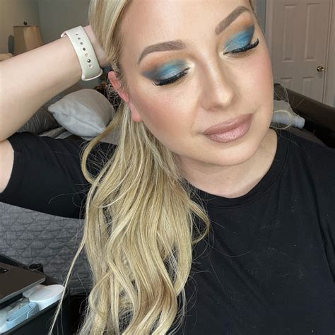 Bold Blue Makeup Look Long Island Tracy