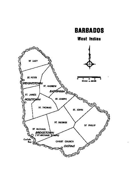 Map Barbados Parishes - Share Map