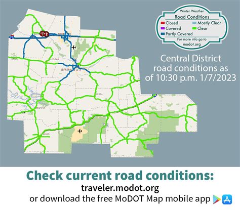 MoDOT Central District on Twitter: " ️ ️WINTER WEATHER ROAD CONDITIONS ...