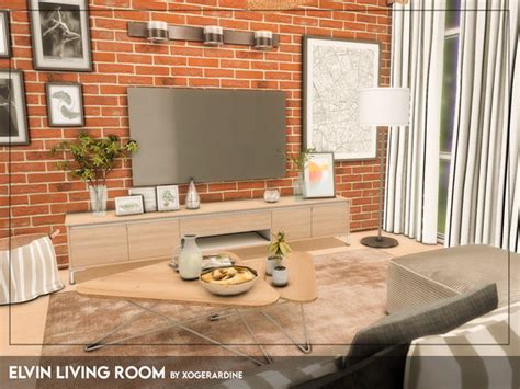 The Sims Resource Elvin Living Room TSR Only CC