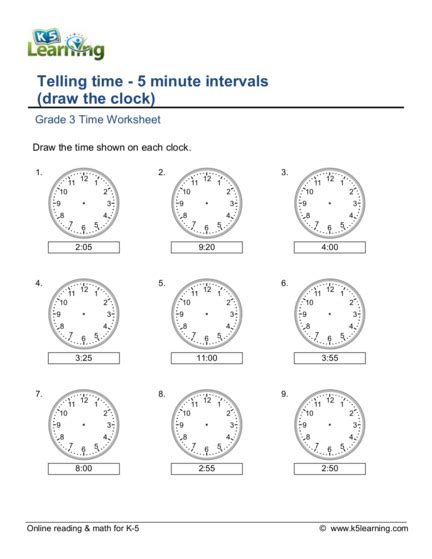 Worksheet Of Telling Time From Clock Worksheets Library