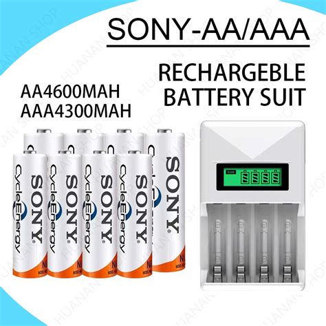 Figaro Sony Rechargeable Battery Aa Aaa Mah Mah Slots Fast