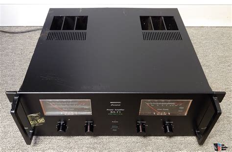 Sansui Ba F Stereo Power Amplifier W Handles Legendary Hifi