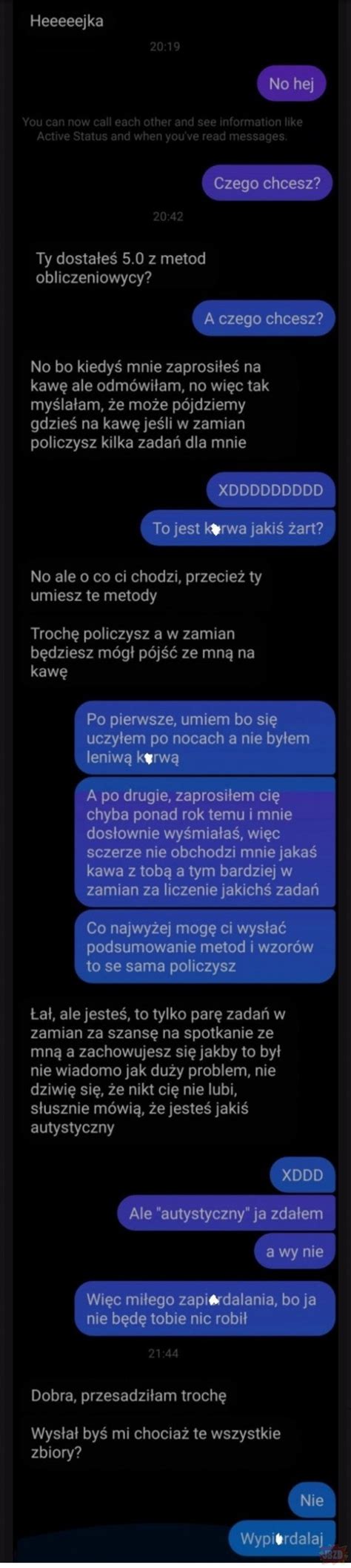 Chłop ewidentnie ma geny Dzidowca