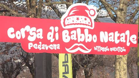 A Pedavena Ritorna La Corsa Dei Babbi Natale Telebelluno