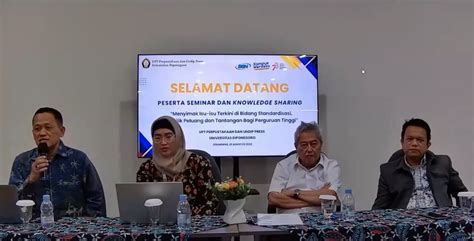 Isu Terkini Di Bidang Standardisasi Menilik Peluang Dan Tantangan Bagi