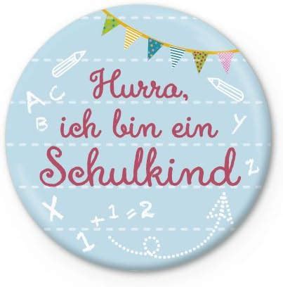 Button Matt Schulkind Schule Zum Schulanfang Hurra Ich Bin Ein