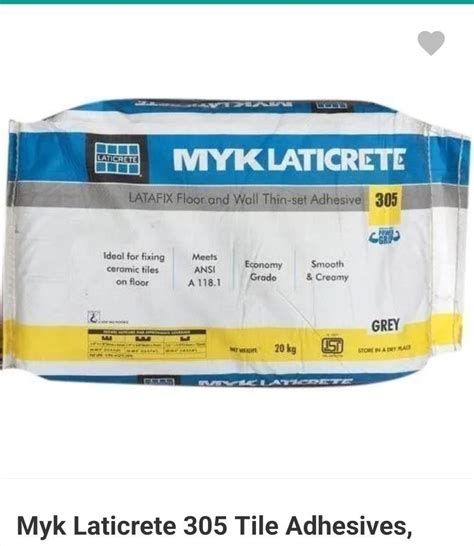 Myk Laticrete Tile Adhesive Kg Bag At Kg In New Delhi