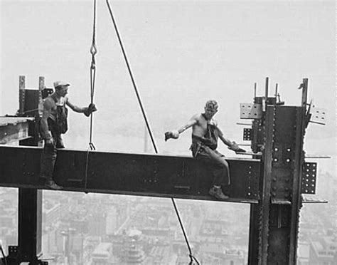 lewis hine fotografias da construção do empire state building