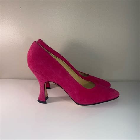 Via Spiga Shoes Via Spiga Pink Suede Vero Cuoio Pumps Poshmark