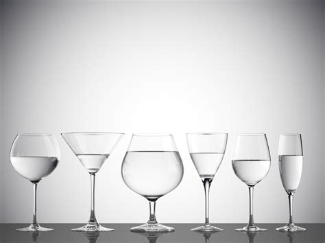 Empty and full glasses on white background 3D Model $5 - .max .fbx .obj ...