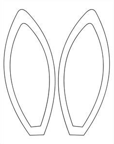 Free Printable Bunny Ear Patterns