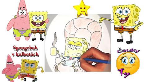 Jak se kreslí seriálová postava Spongebob Spongebob pro děti YouTube