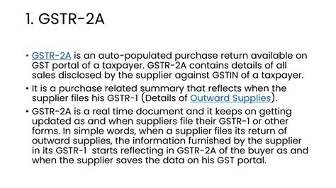 Ppt Gstr 2a Vs Gstr 2b Powerpoint Presentation Free Download Id