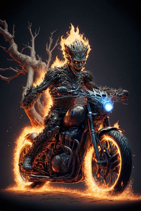 Pin By Midjourneyhero On Superheroes As Ghost Rider In 2023 Ghost