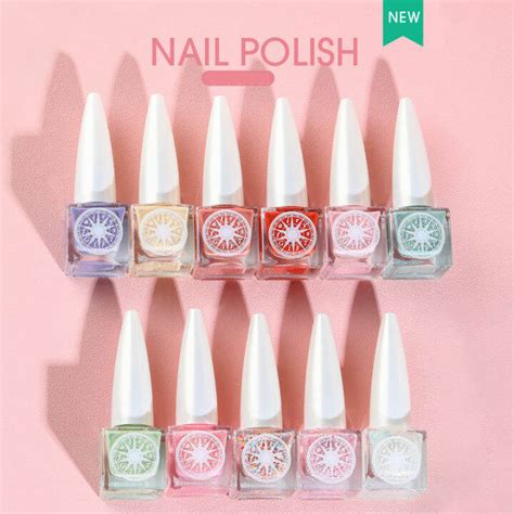 Ready Stock Aquatic Nail Polish New Nude Color Ice Penetration