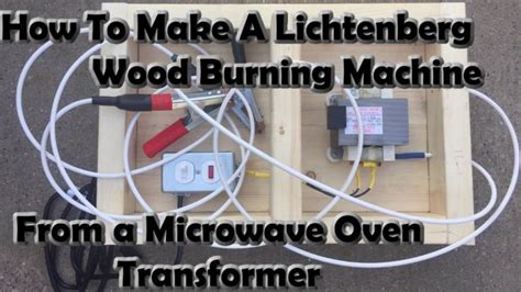 I Show How I Made My Lichtenberg Wood Burning Machine From A Microwave