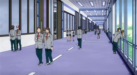 Ua Hallway Hero Anime Background Animation Background